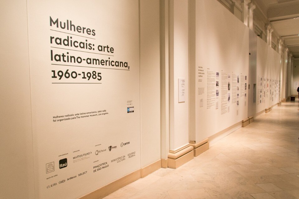 Ingresso di Radical Women: Latin American Art, 1960–1985, Pinacoteca de São Paulo, courtesy of Pinacoteca de São Paulo